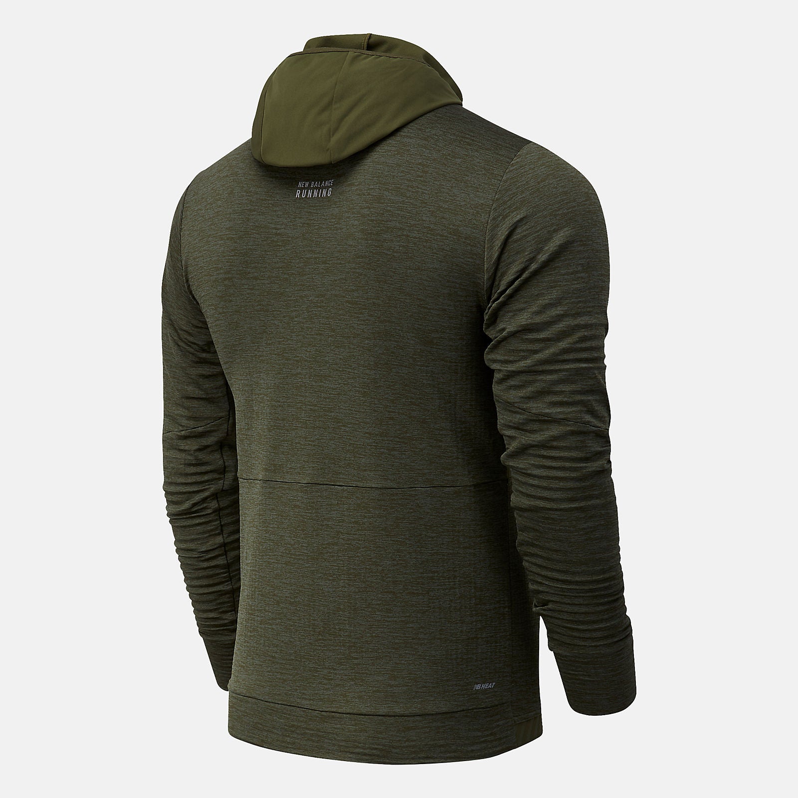 Oak Leaf Green NYC Marathon Impact Run Grid Back Hoodie | New Balance Clothing