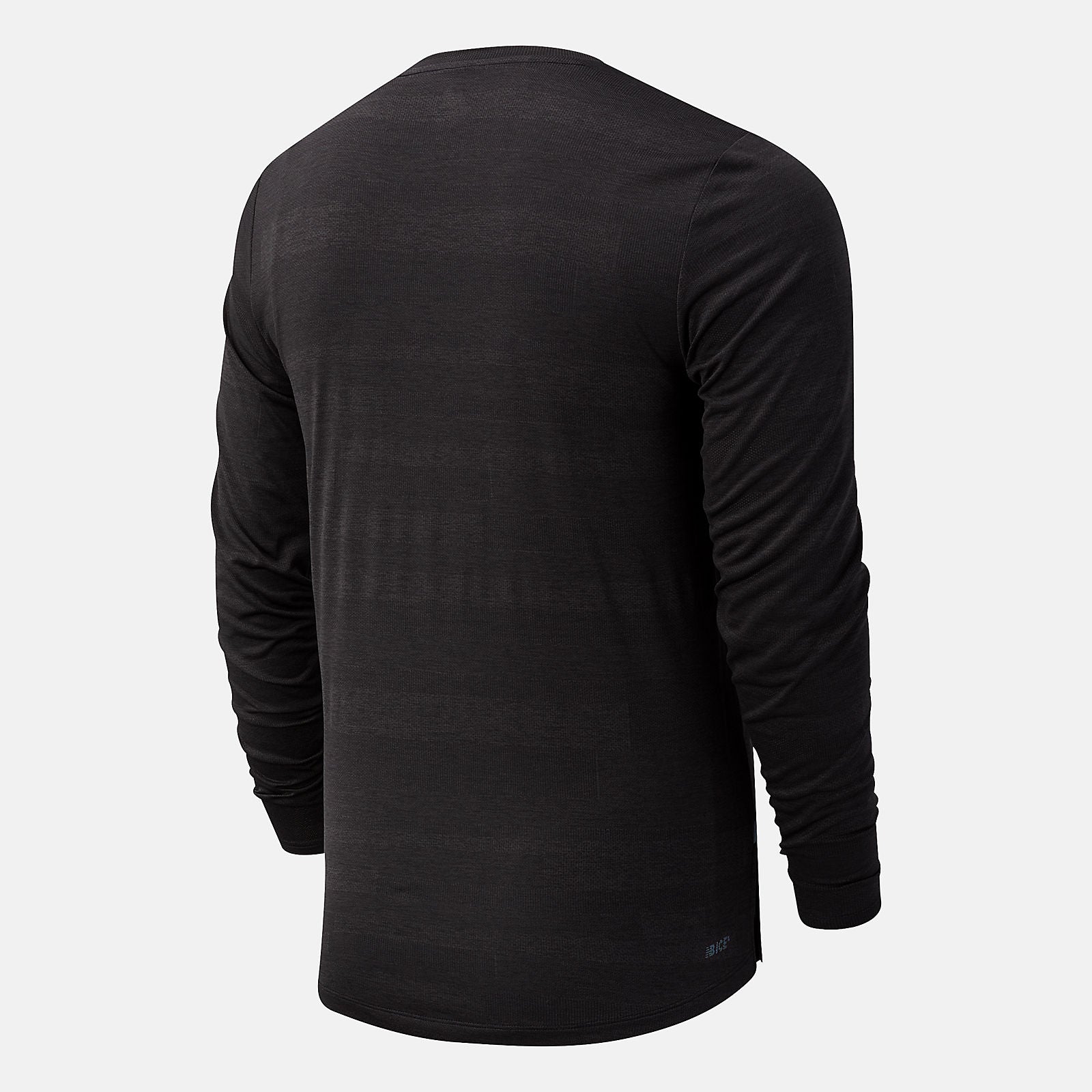 Black Heather NYC Marathon Q Speed Fuel Jacquard Long Sleeve | New Balance Clothing