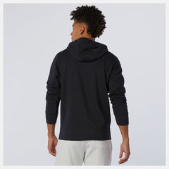 Black NB Essentials Stacked Logo Po Hoodie | New Balance Clothing