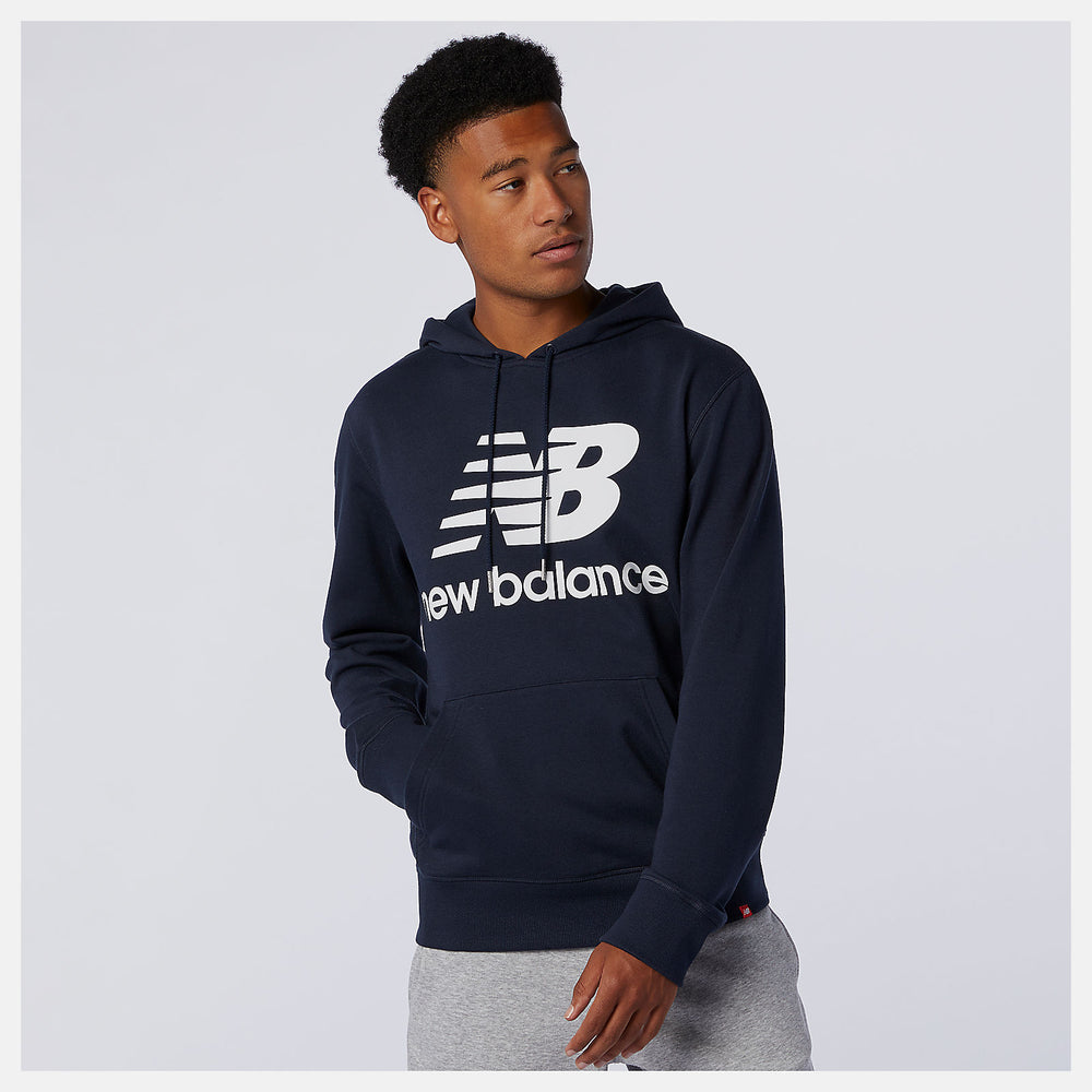 Eclipse NB Essentials Stacked Logo Po Hoodie | New Balance Clothing