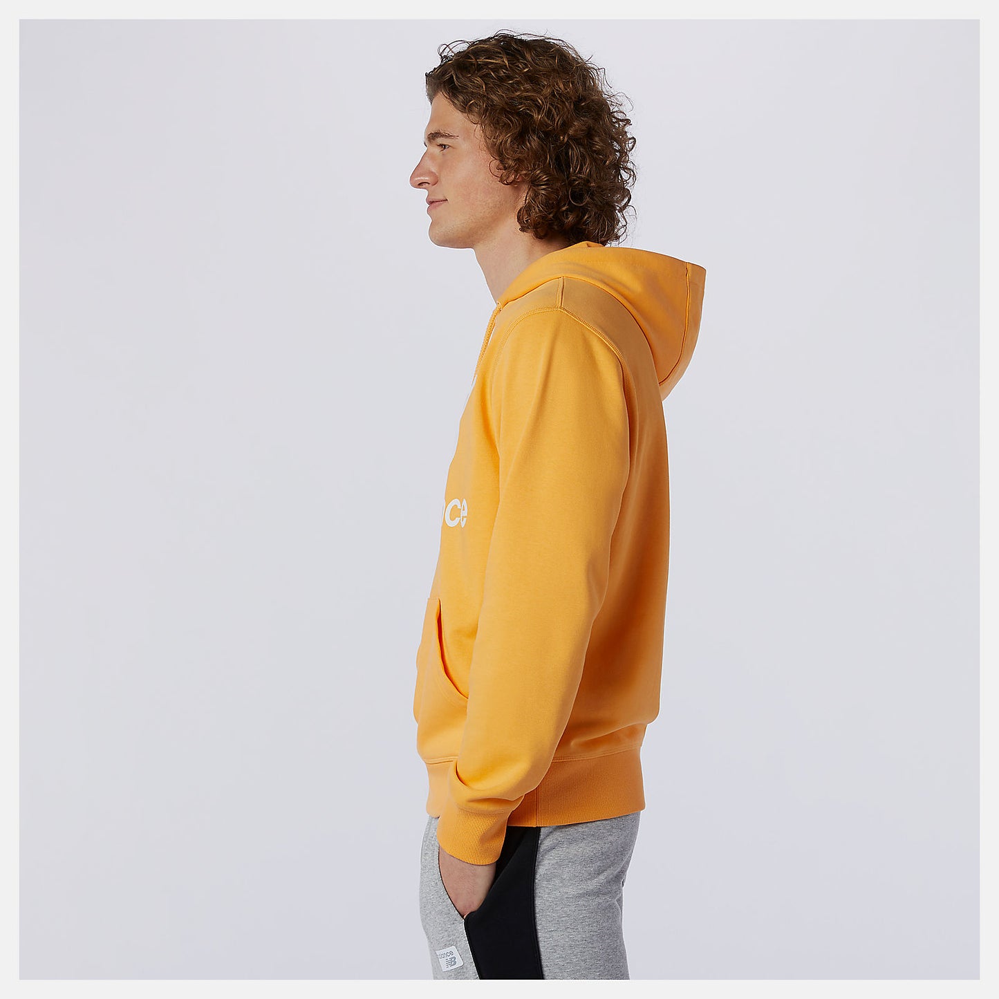 Habanero NB Essentials Stacked Logo Po Hoodie | New Balance Clothing
