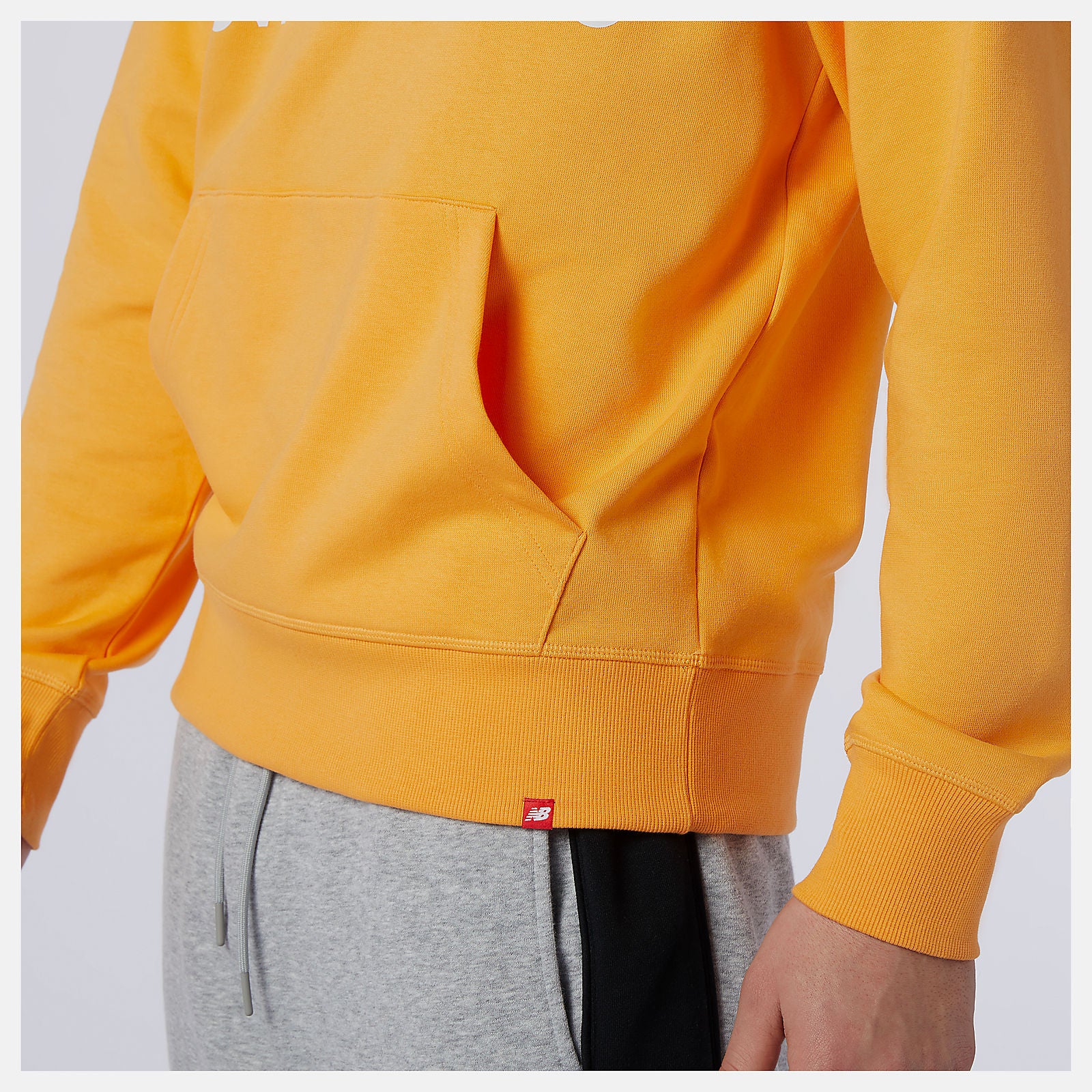 Habanero NB Essentials Stacked Logo Po Hoodie | New Balance Clothing