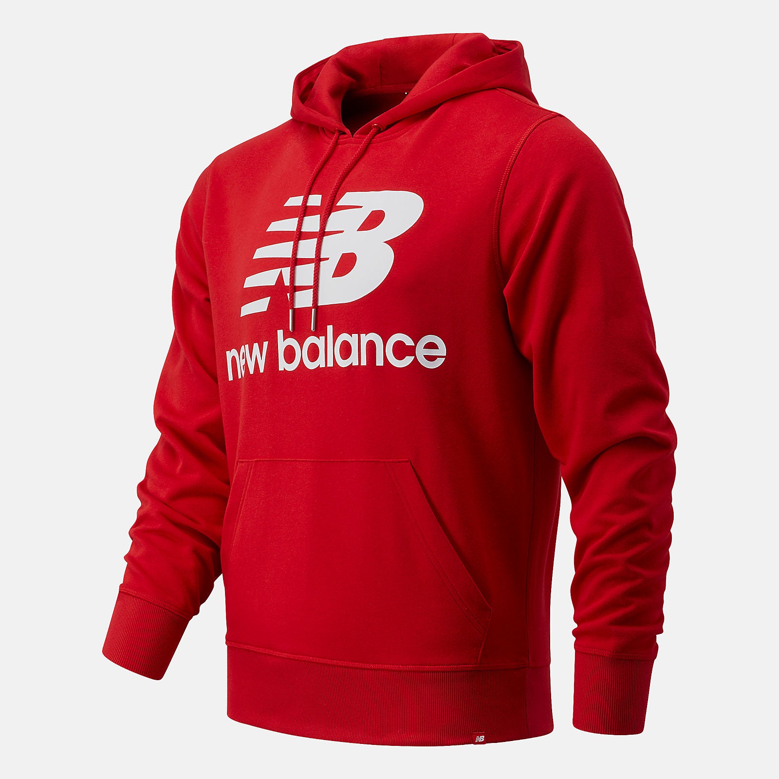 Team Red Inline NB Essentials Stacked Logo Po Hoodie | New Balance Clothing