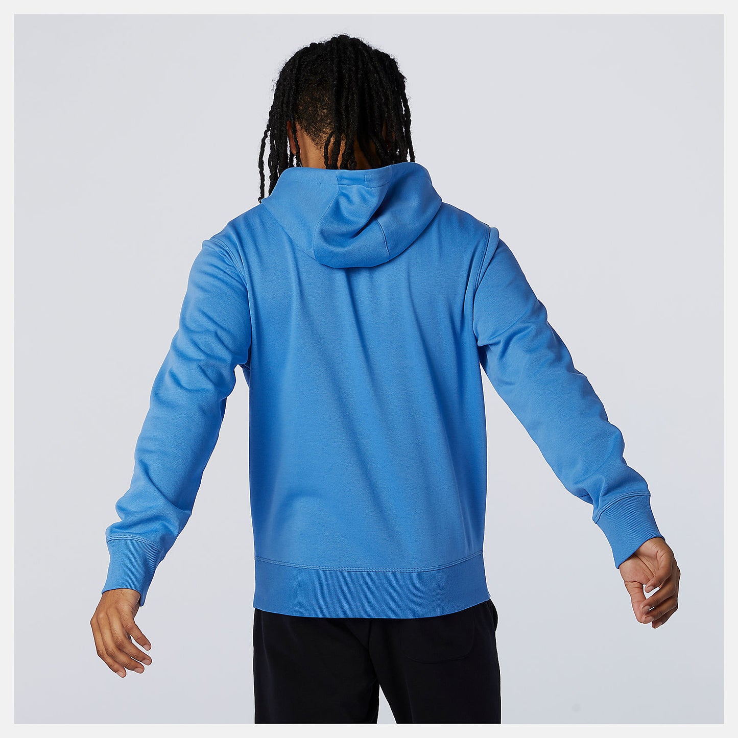 Faded Cobalt NYC Marathon Essentials Stacked Logo Po Hoodie | New Balance Clothing
