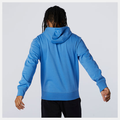Faded Cobalt NYC Marathon Essentials Stacked Logo Po Hoodie | New Balance Clothing