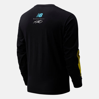 Black KL2 Moreno Valley LS Tee | New Balance Clothing