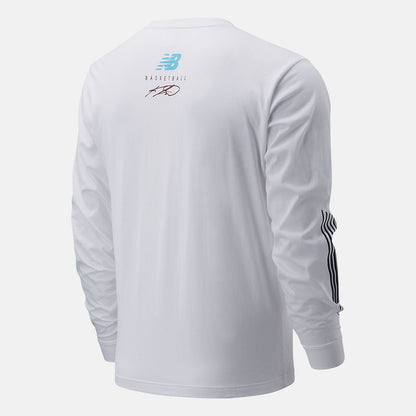 White KL2 Moreno Valley LS Tee | New Balance Clothing