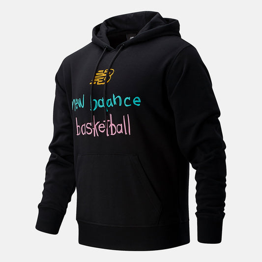 Black Multi NB Swish Hoodie | New Balance Clothing