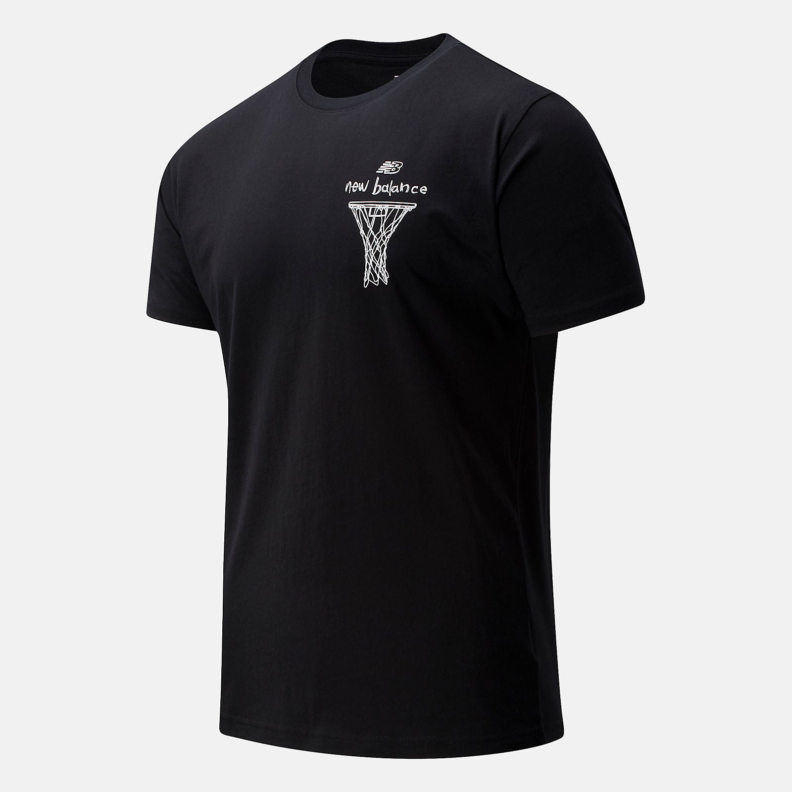 Black NB Swish Tee | New Balance Clothing