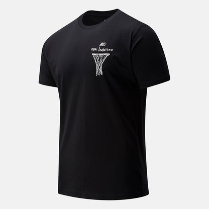 Black NB Swish Tee | New Balance Clothing