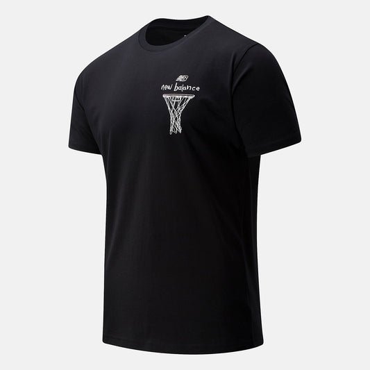 Black NB Swish Tee | New Balance Clothing