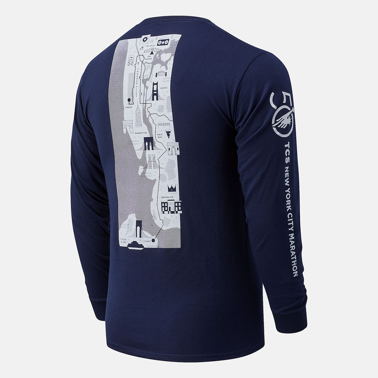 Pigment NYC Marathon Map Long Sleeve | New Balance Clothing