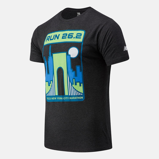 Black NYC Marathon RUNYC Bridge | New Balance Clothing