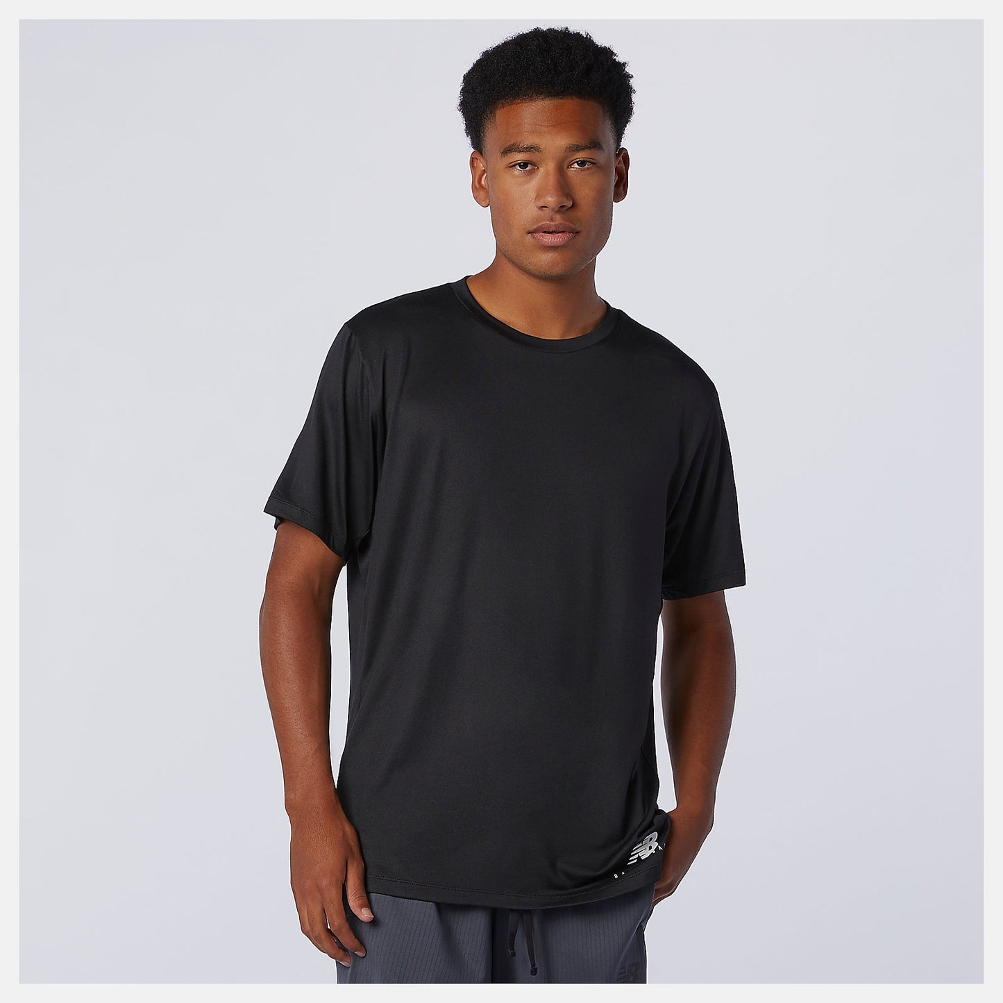 Black NB ISO Performance Tee | New Balance Clothing