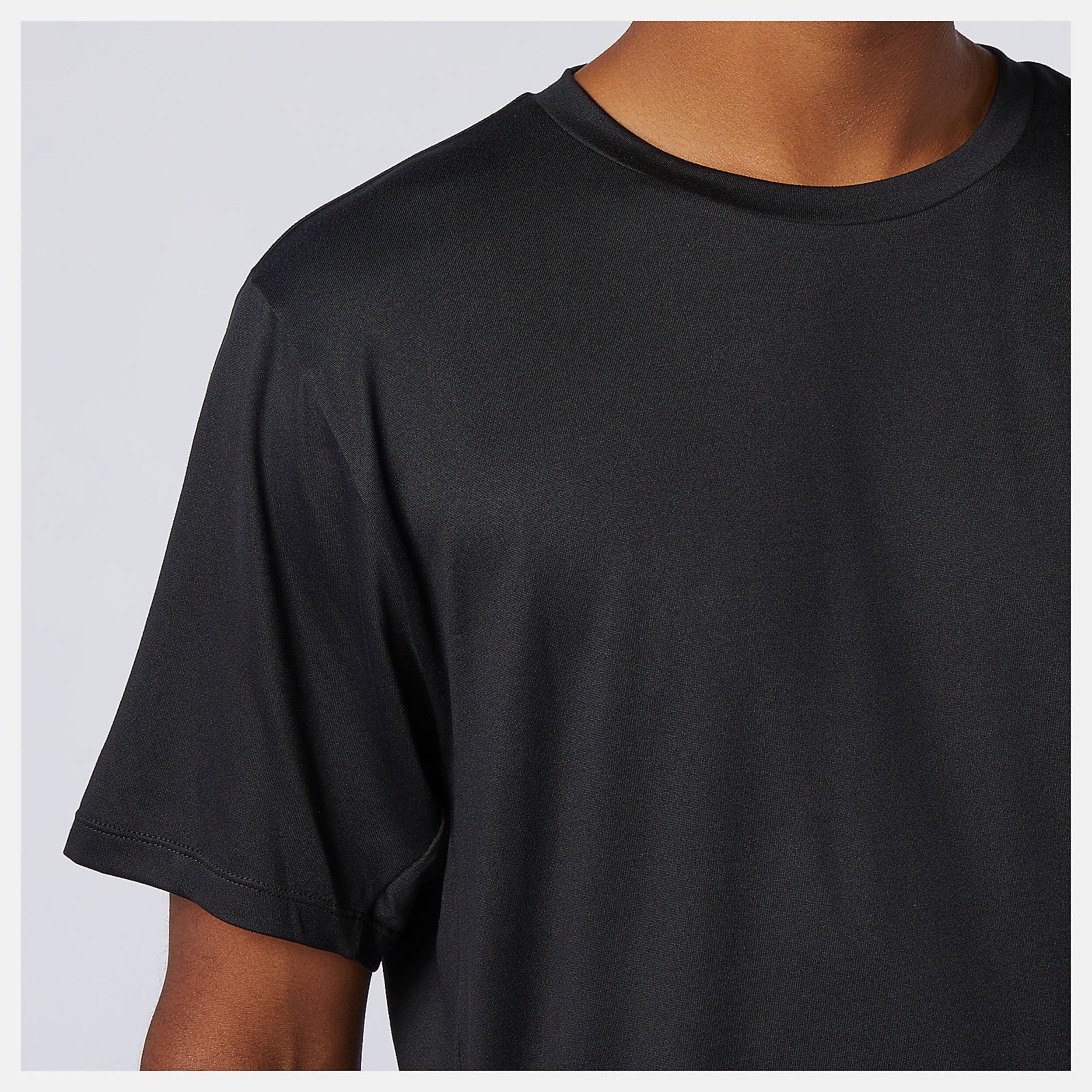 Black NB ISO Performance Tee | New Balance Clothing