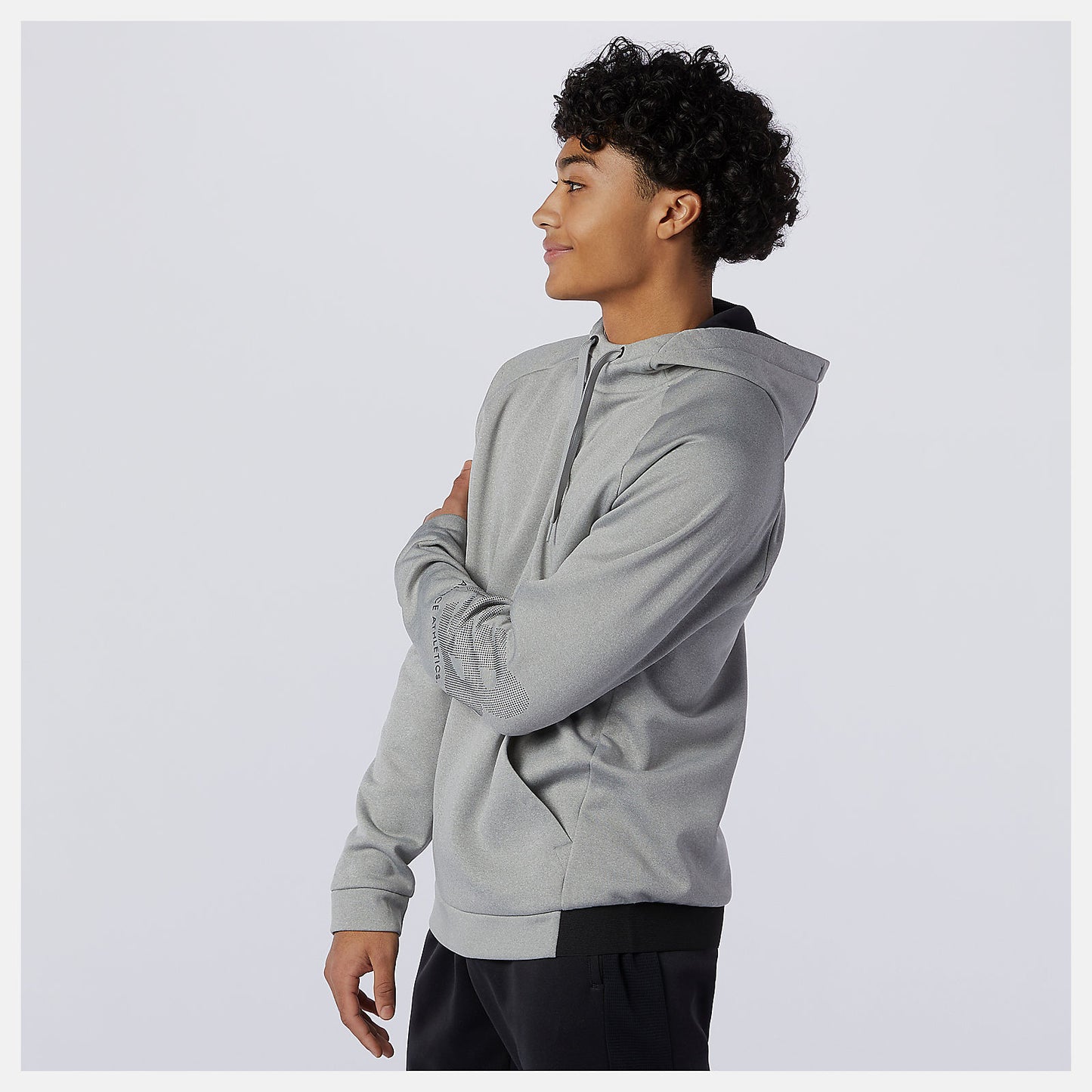 Athletic Grey Tenacity Fleece Pullover | New Balance Clothing