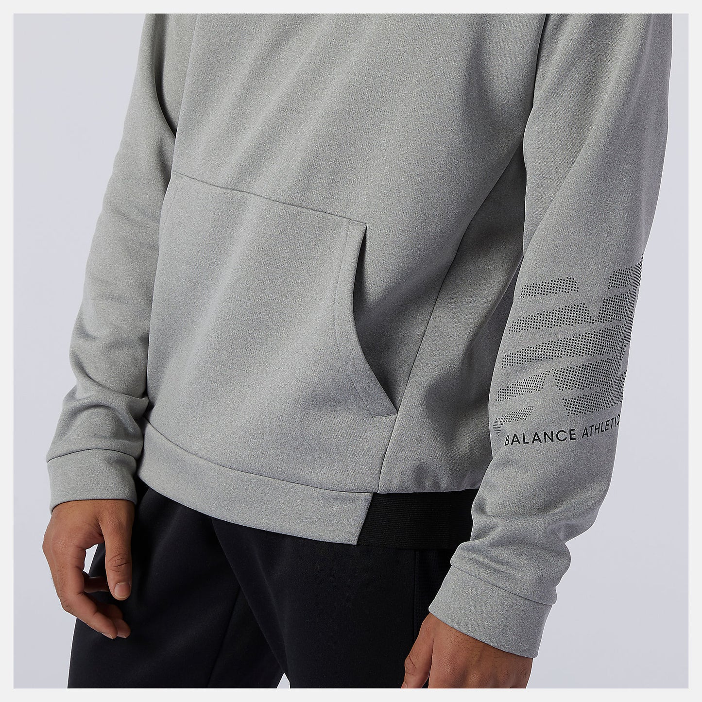 Athletic Grey Tenacity Fleece Pullover | New Balance Clothing