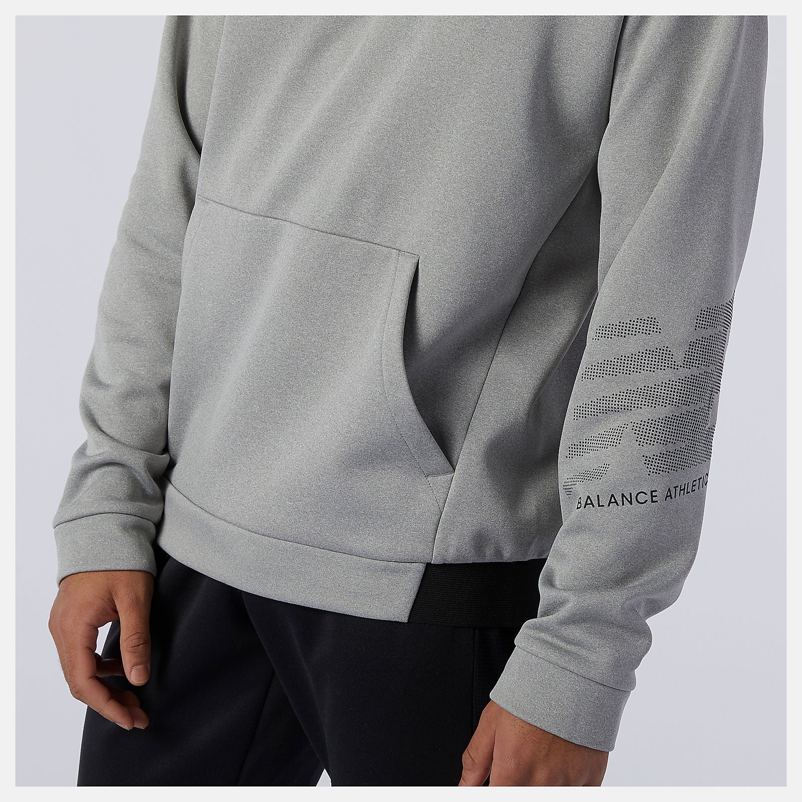 Athletic Grey Tenacity Fleece Pullover | New Balance Clothing