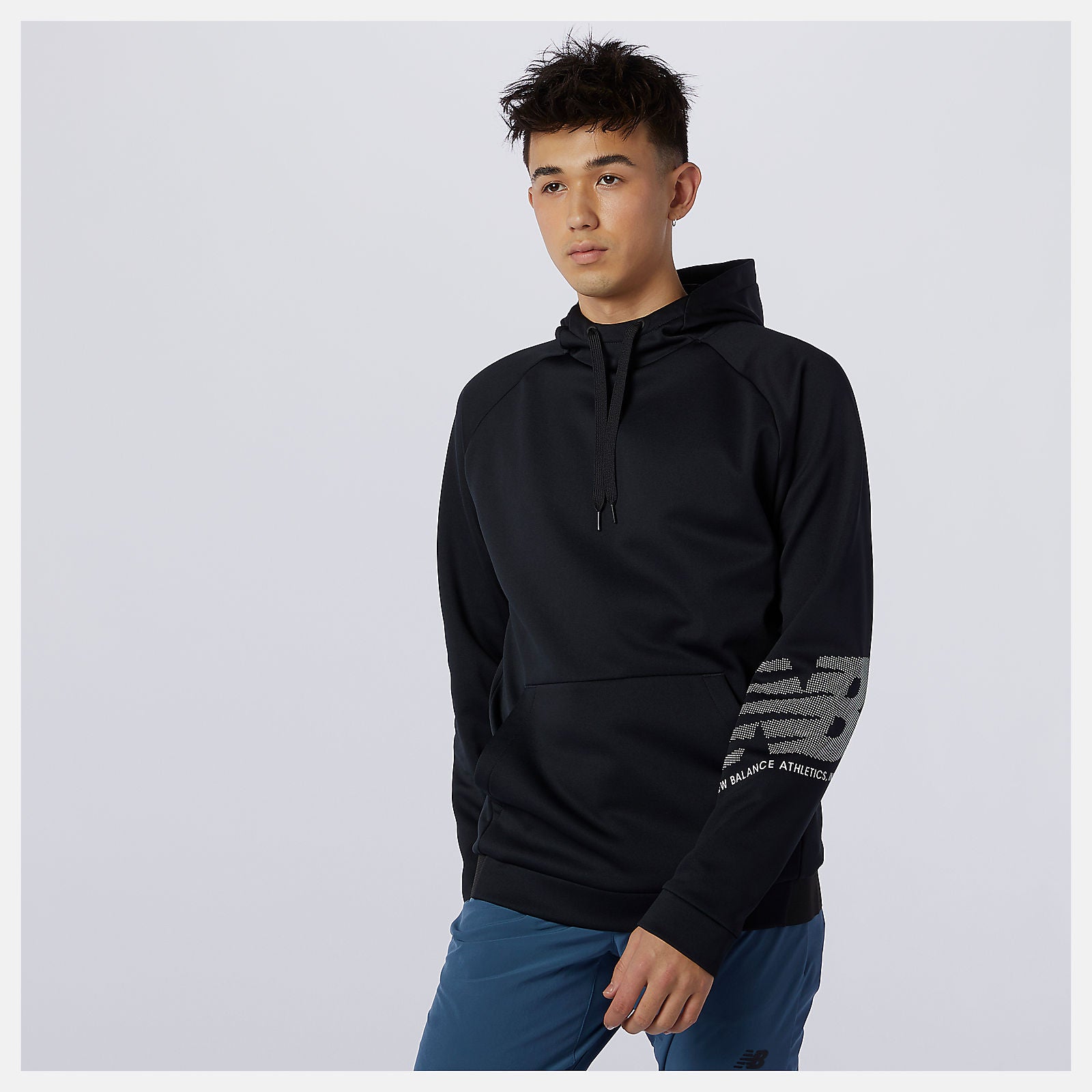 Black Tenacity Fleece Pullover | New Balance Clothing