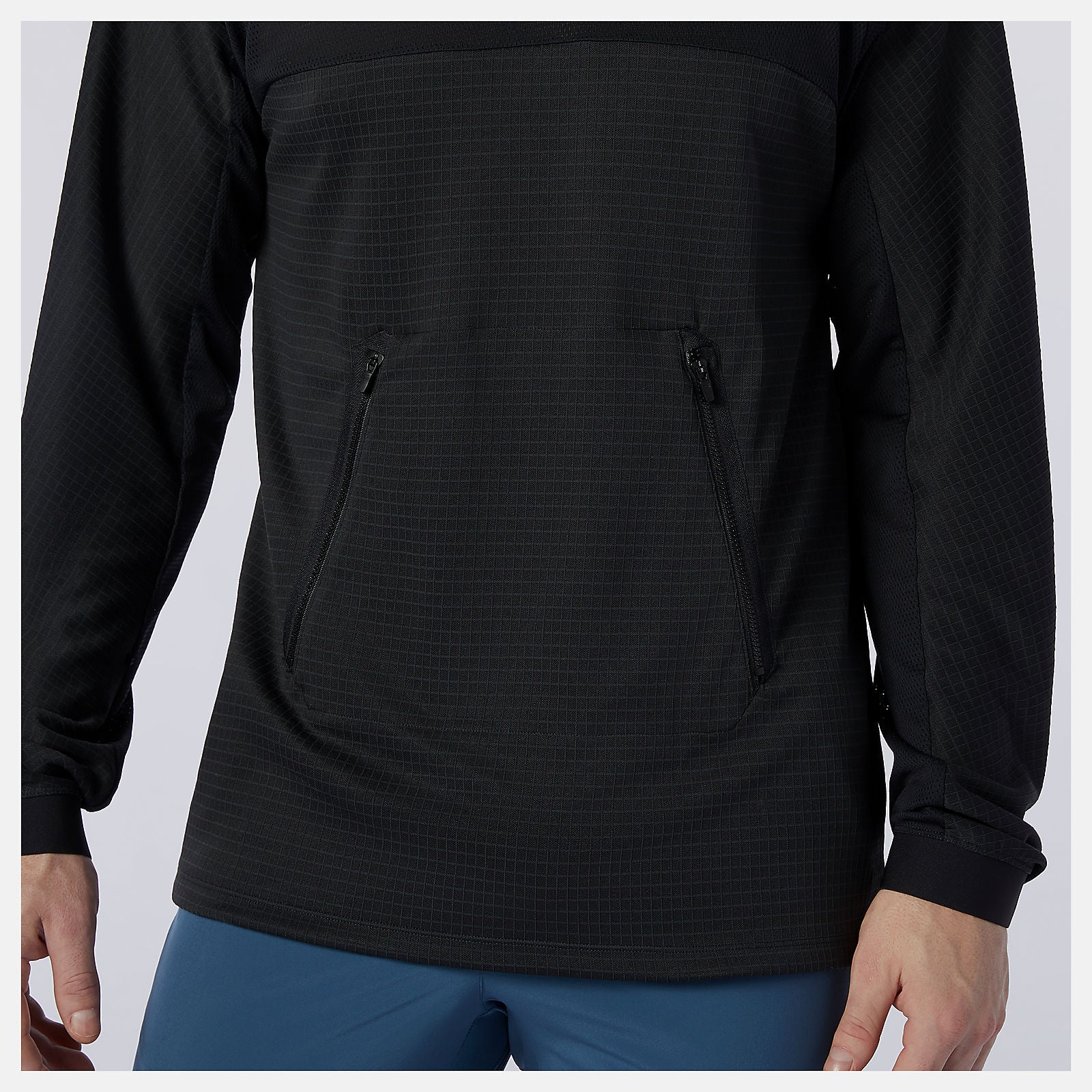 Black R.W.T. Tech Quarter Zip | New Balance Clothing