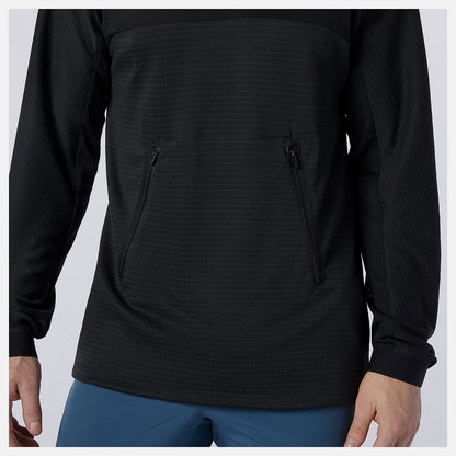 Black R.W.T. Tech Quarter Zip | New Balance Clothing