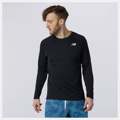 Black R.W.T. Tech Long Sleeve | New Balance Clothing