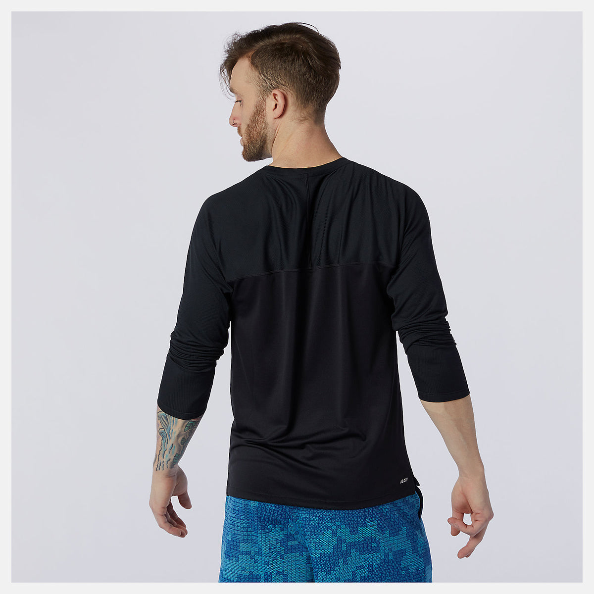 Black R.W.T. Tech Long Sleeve | New Balance Clothing