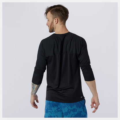 Black R.W.T. Tech Long Sleeve | New Balance Clothing