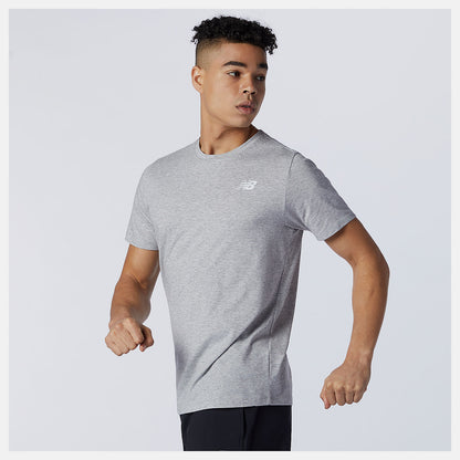 Athletic Grey Heathertech Tee | New Balance Clothing