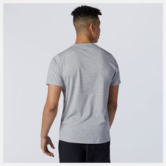 Athletic Grey Heathertech Tee | New Balance Clothing