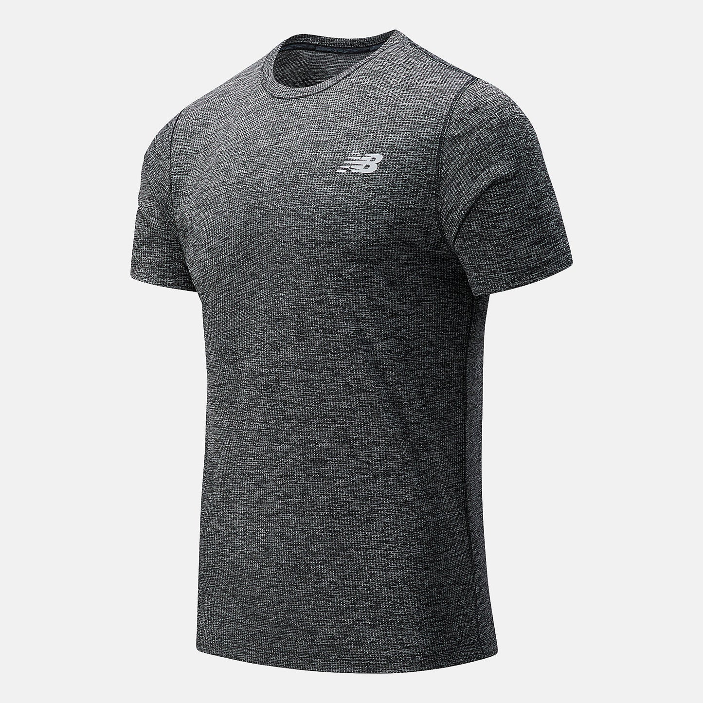 Black Heather Tenacity Tee | New Balance Clothing