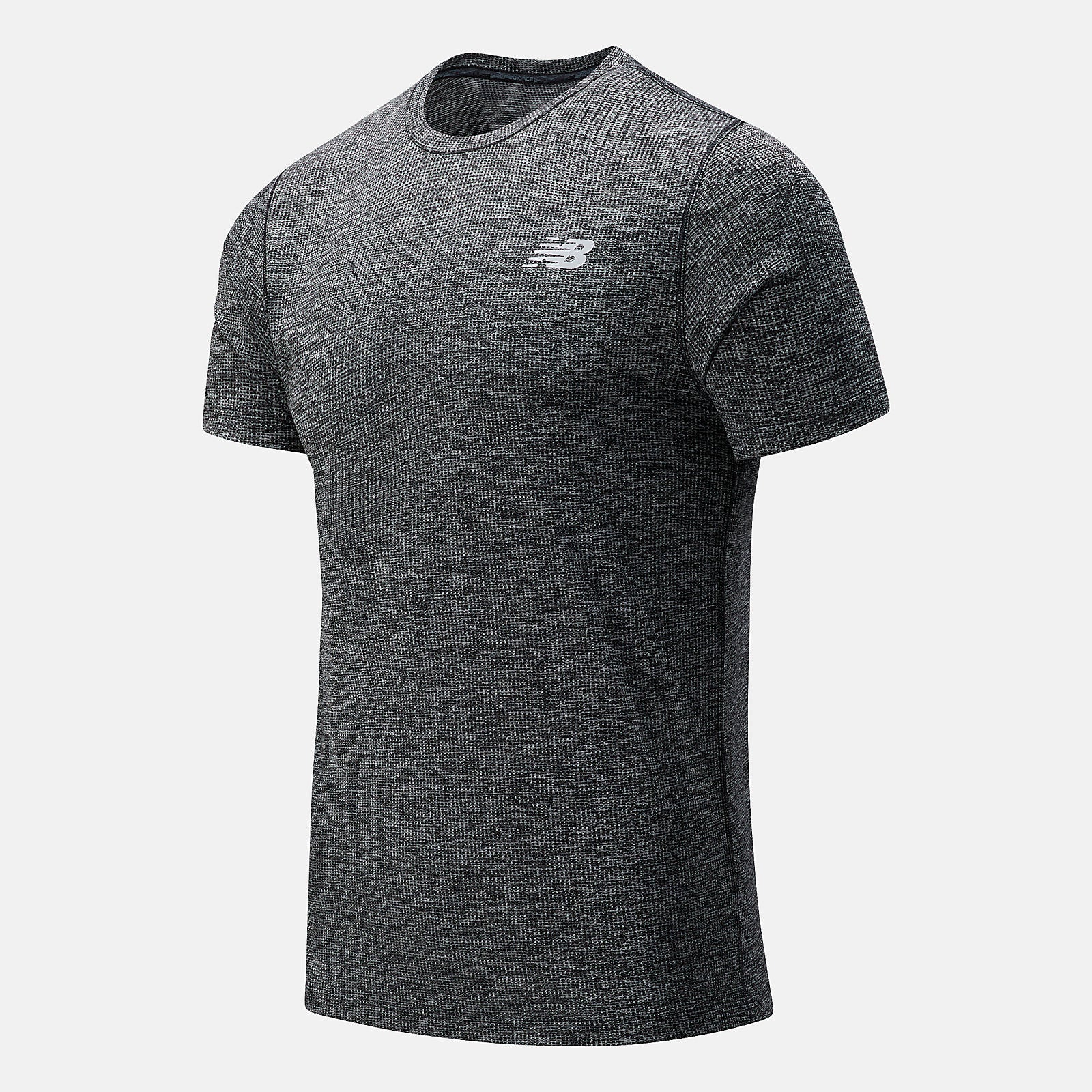 Black Heather Tenacity Tee | New Balance Clothing