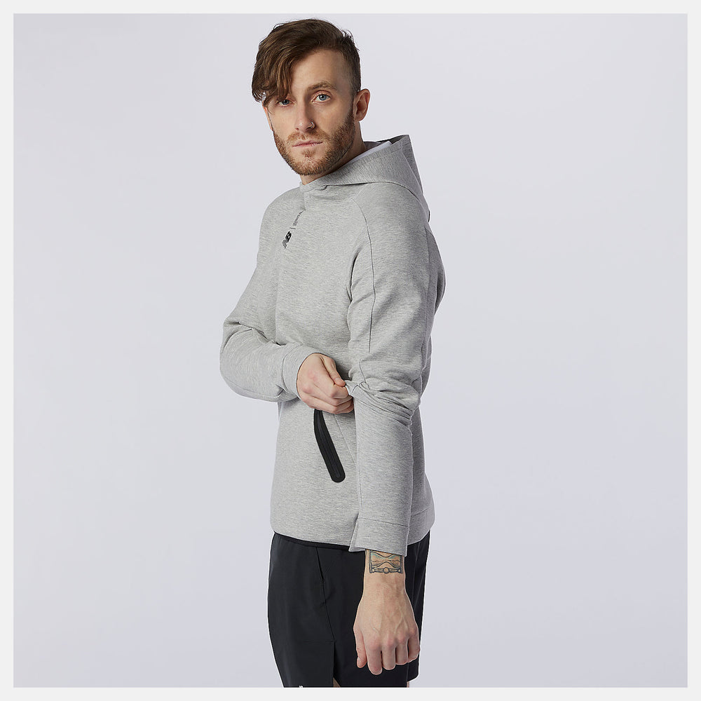 Athletic Grey Fortitech Fleece Pullover | New Balance Clothing