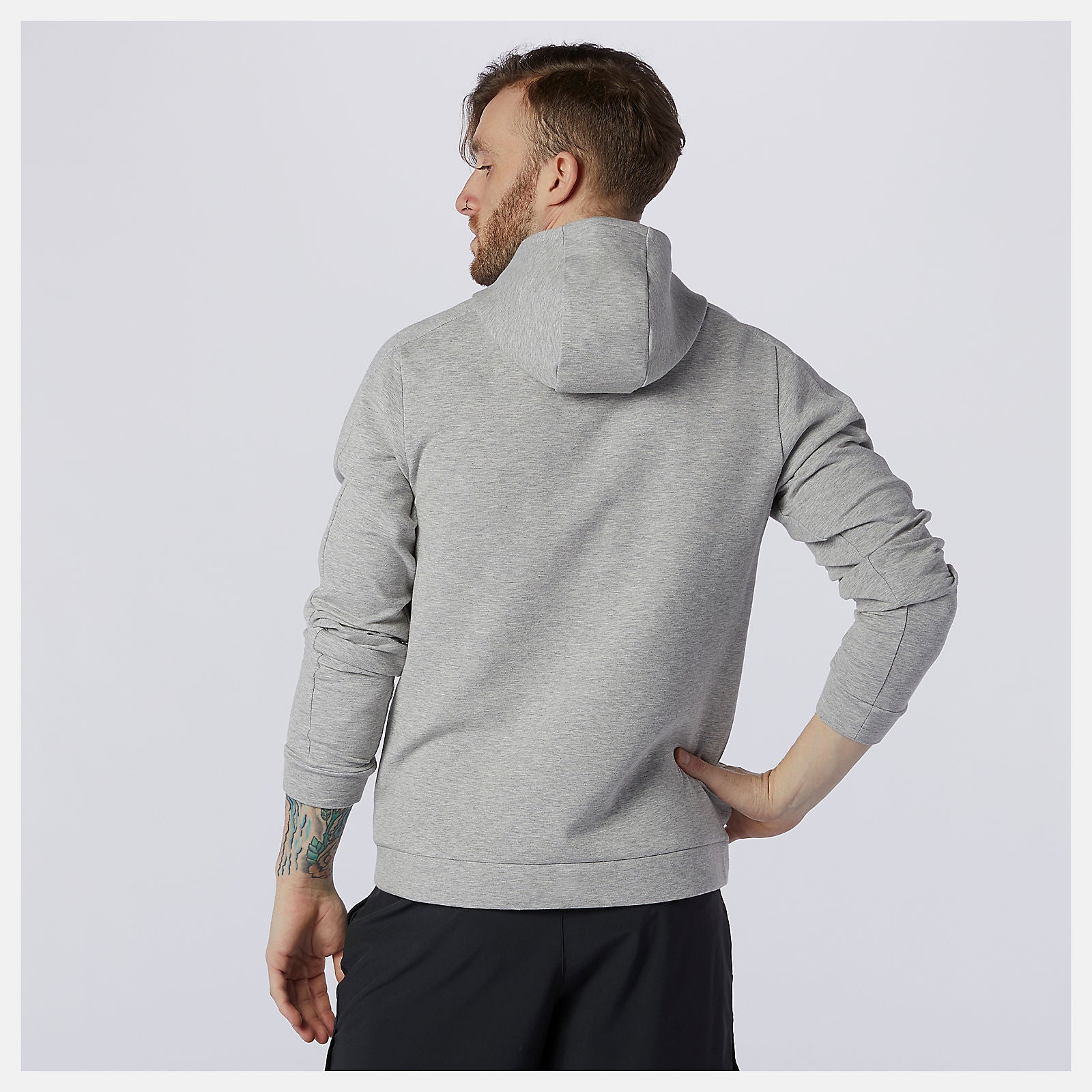 Athletic Grey Fortitech Fleece Pullover | New Balance Clothing