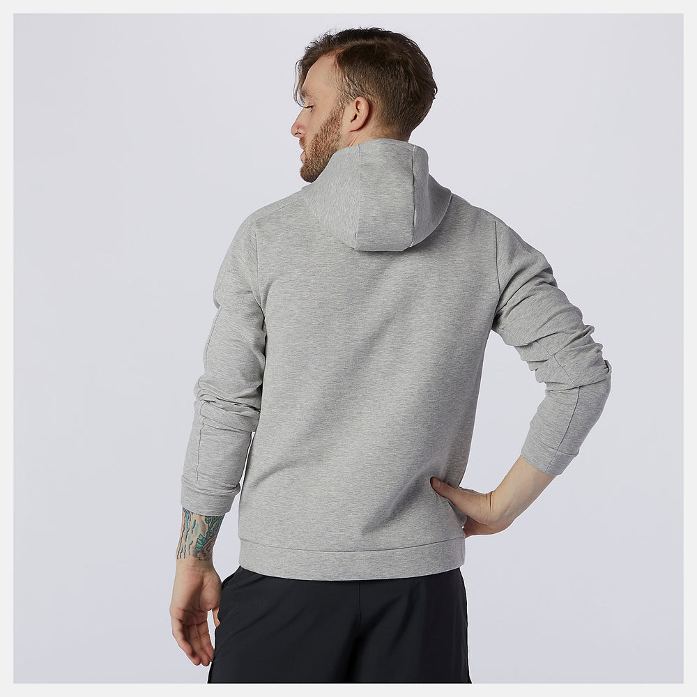 Athletic Grey Fortitech Fleece Pullover | New Balance Clothing