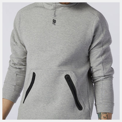 Athletic Grey Fortitech Fleece Pullover | New Balance Clothing