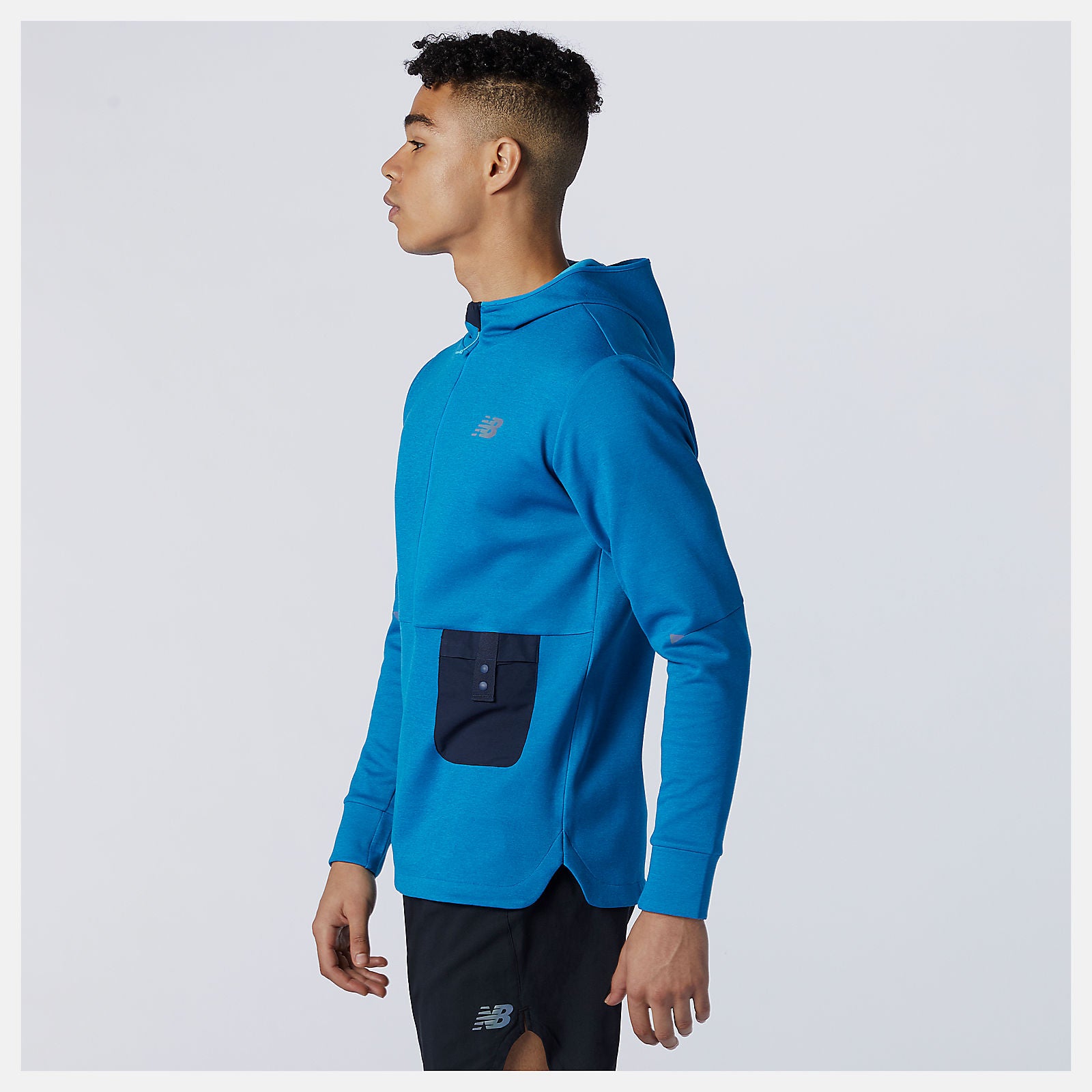 Wave Blue Q Speed Fuel Hoodie | New Balance Clothing