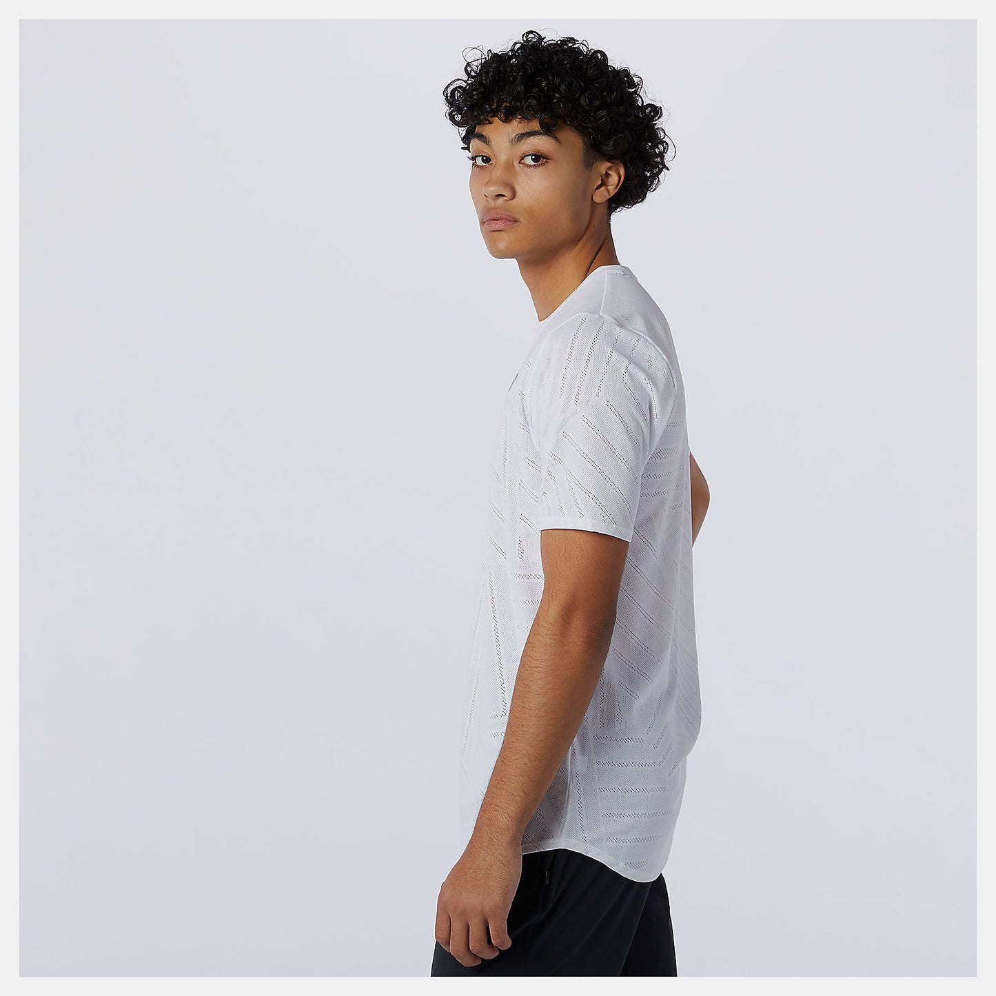 White Q Speed Fuel Short Sleeve | New Balance Clothing