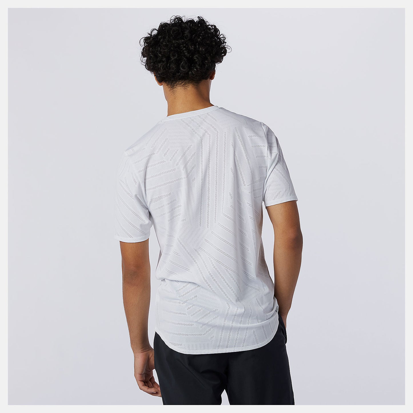 White Q Speed Fuel Short Sleeve | New Balance Clothing