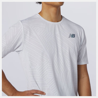 White Q Speed Fuel Short Sleeve | New Balance Clothing