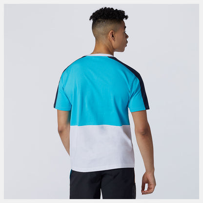 Virtual Sky NB Athletics Color Block Tee | New Balance Clothing