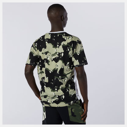White Multi NB Essential Camo Tee | New Balance Clothing