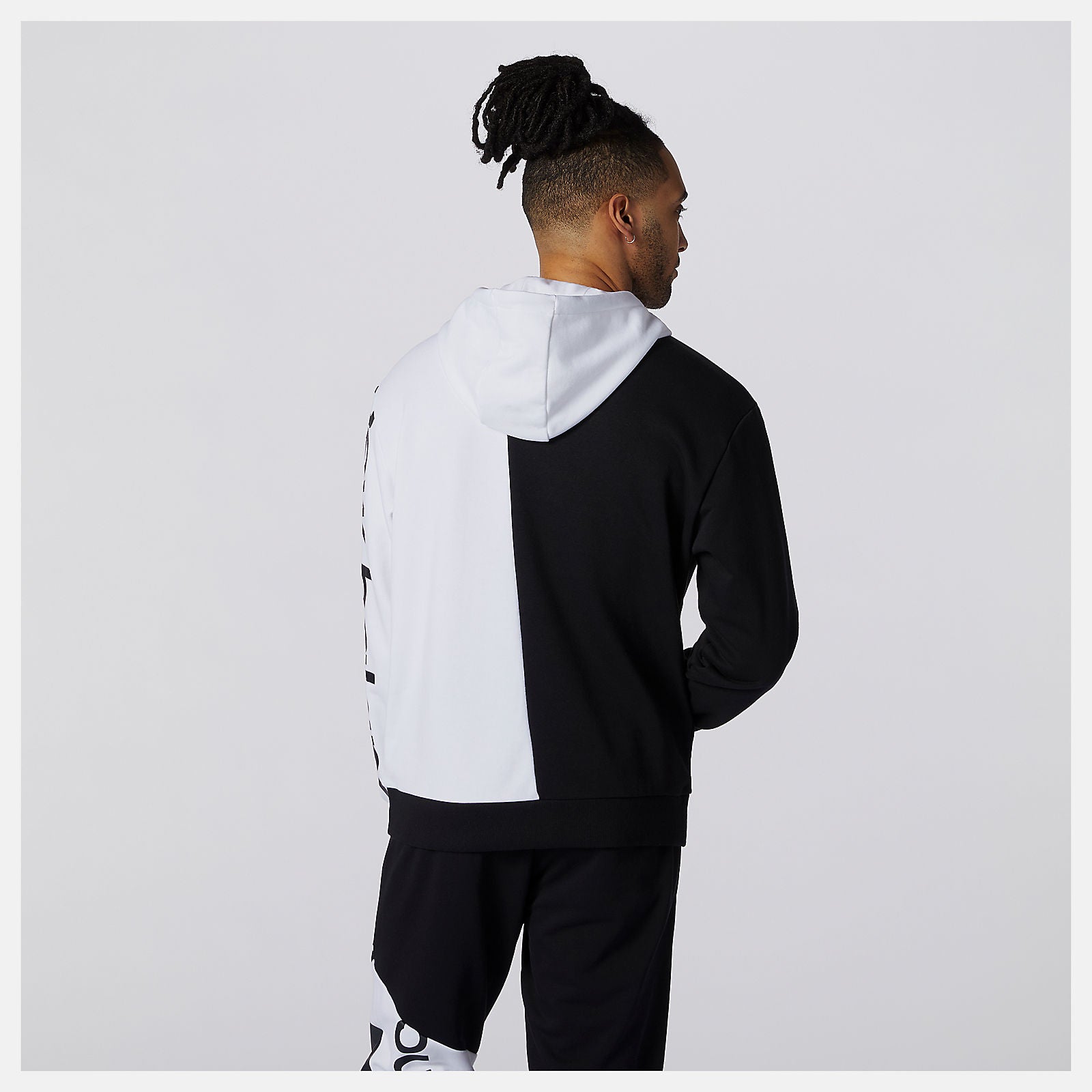 Black Multi NB Athletics Splice Hoody | New Balance Clothing