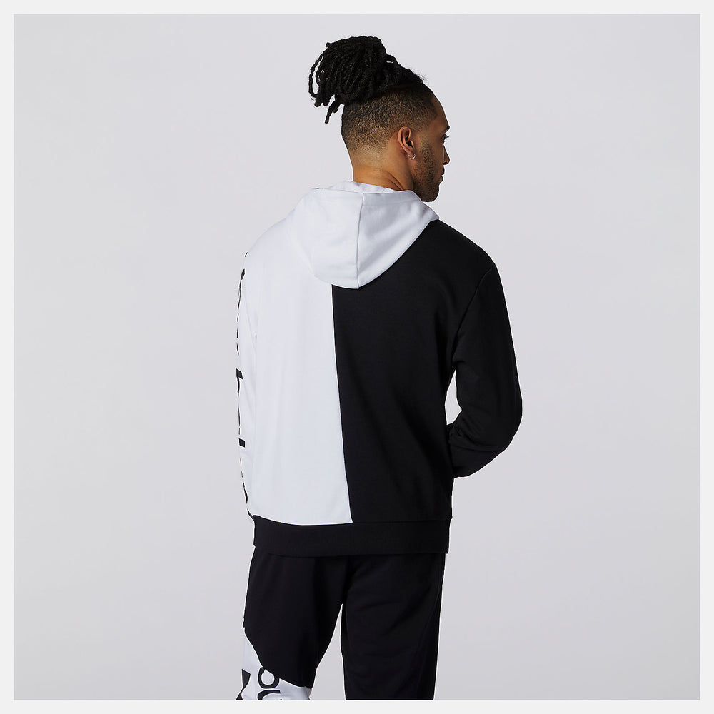 Black Multi NB Athletics Splice Hoody | New Balance Clothing