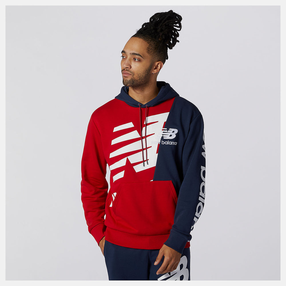 Team Red Inline NB Athletics Splice Hoody | New Balance Clothing