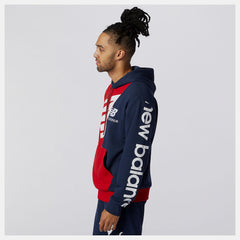 Team Red Inline NB Athletics Splice Hoody | New Balance Clothing