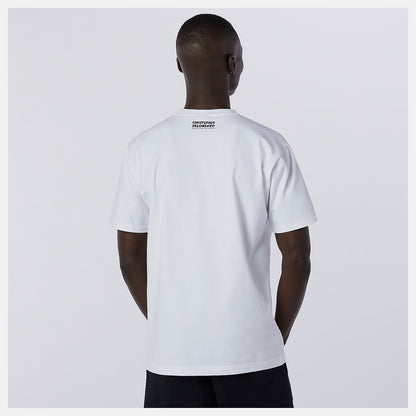 White NB Athletics Delorenzo Shoe Tee | New Balance Clothing
