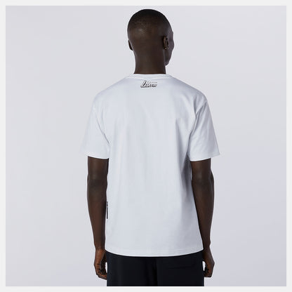 White NB Athletics Levitzo Dad Tee | New Balance Clothing