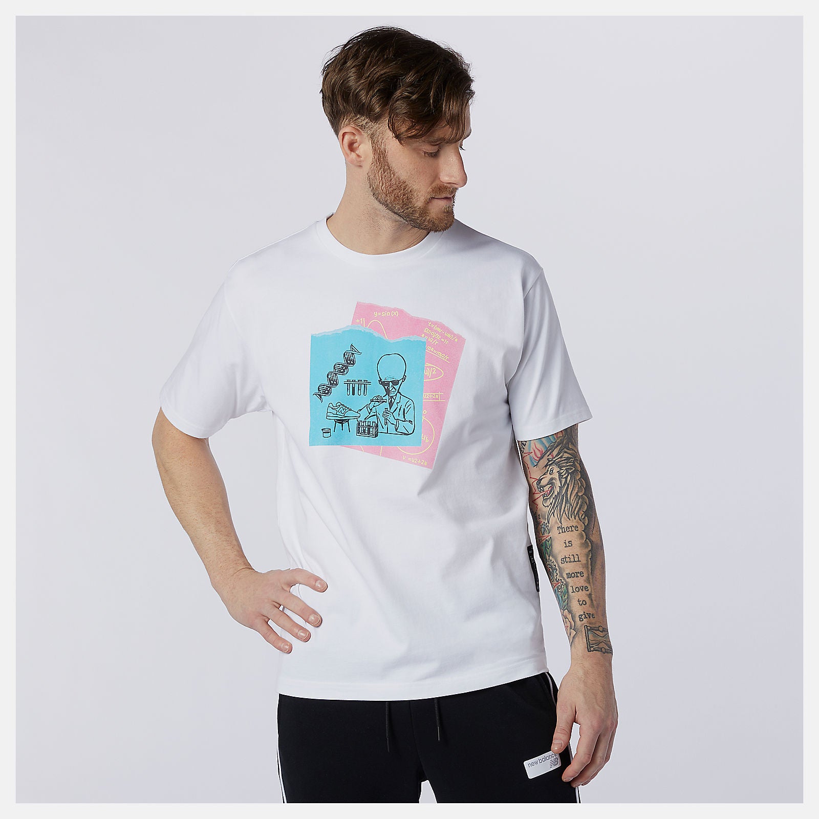 White NB Athletics Evans Science Tee | New Balance Clothing