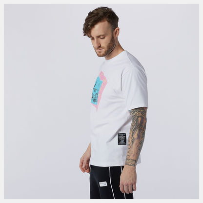 White NB Athletics Evans Science Tee | New Balance Clothing